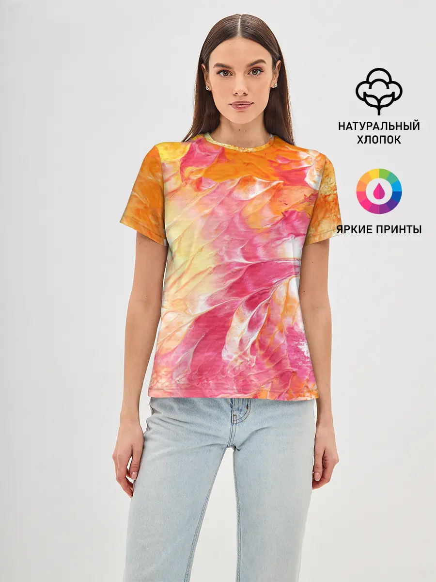 Женская базовая футболка / Яркая | Bright colors