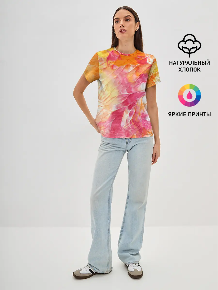 Женская базовая футболка / Яркая | Bright colors