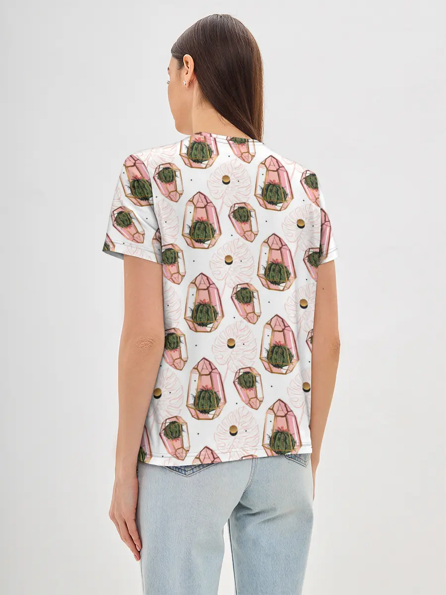 Женская базовая футболка / Золотой террарий