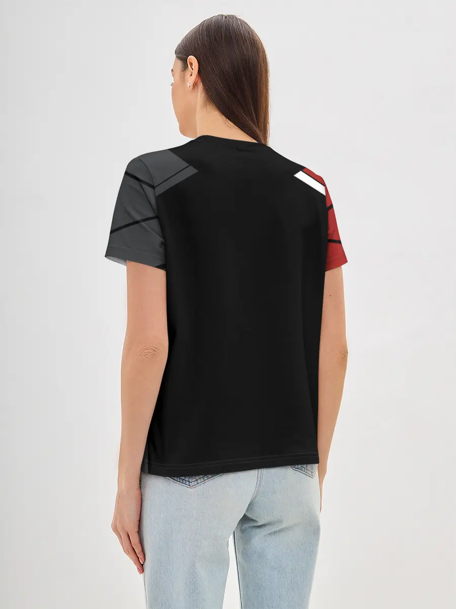 Женская базовая футболка / КОСТЮМ N7 | MASS EFFECT N7 | МАСС ЭФФЕКТ Н7