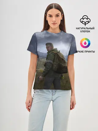 Женская базовая футболка / DAYZ POSTER | ДЕЙЗИ ПОСТЕР