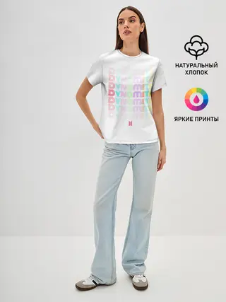 Женская базовая футболка / DYNAMITE | BTS ver.2