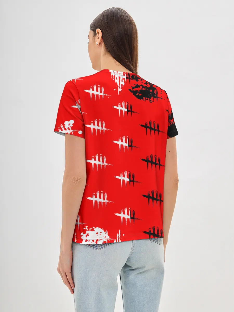 Женская базовая футболка / dead by daylight.