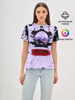 Женская базовая футболка / Канеки Кан