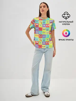 Женская базовая футболка / Эмоции