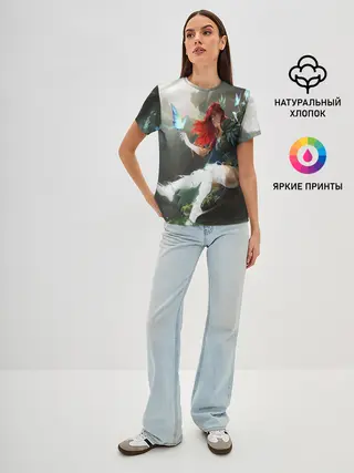 Женская базовая футболка / Windranger Dota