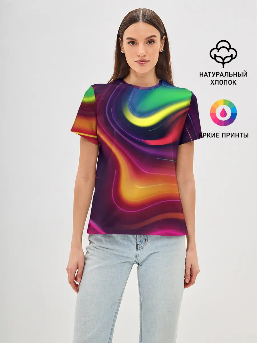 Женская базовая футболка / Acid Club