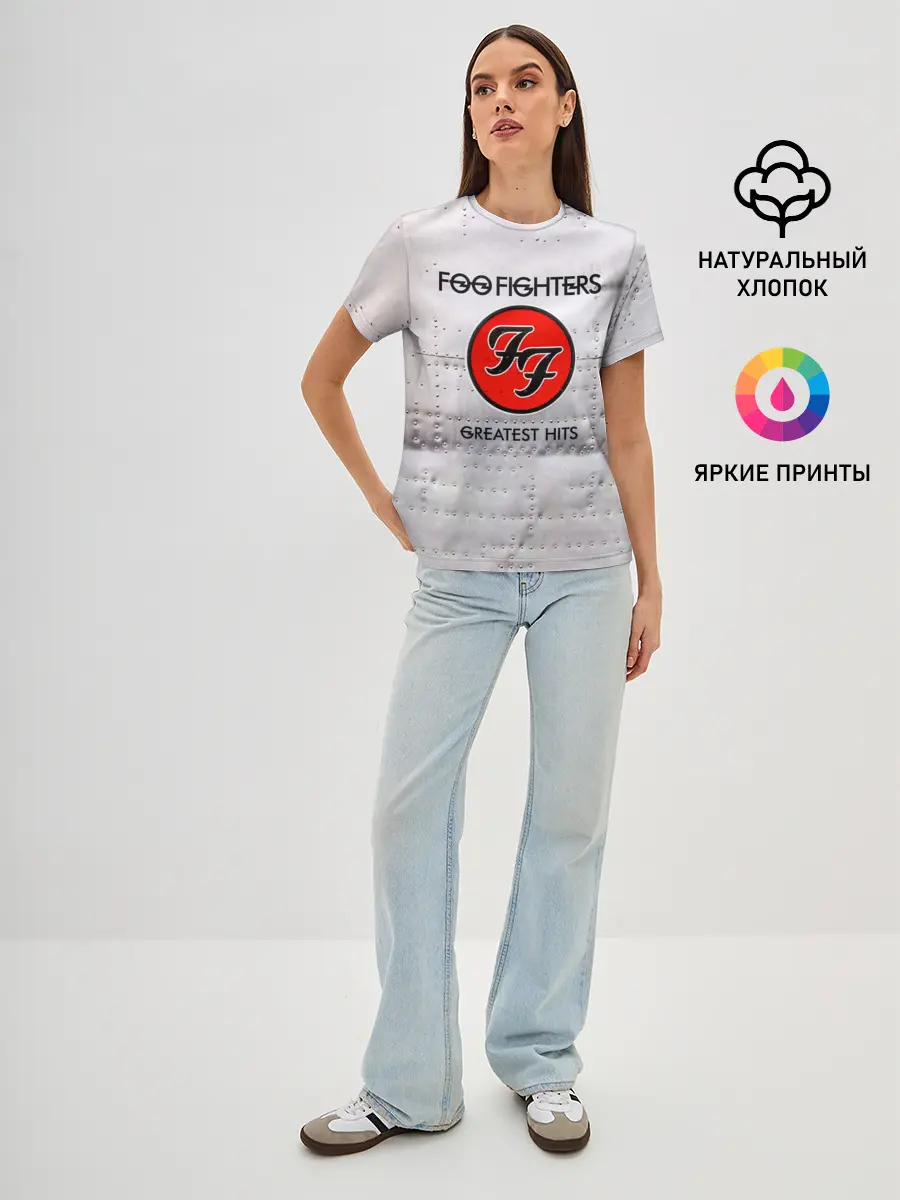 Женская базовая футболка / Greatest Hits - Foo Fighters