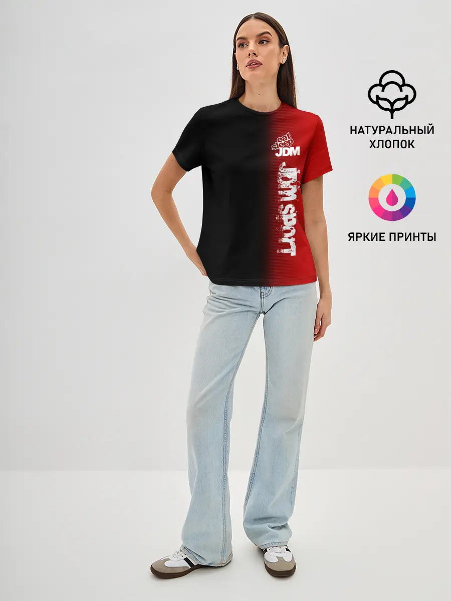 Женская базовая футболка / JDM SPORT