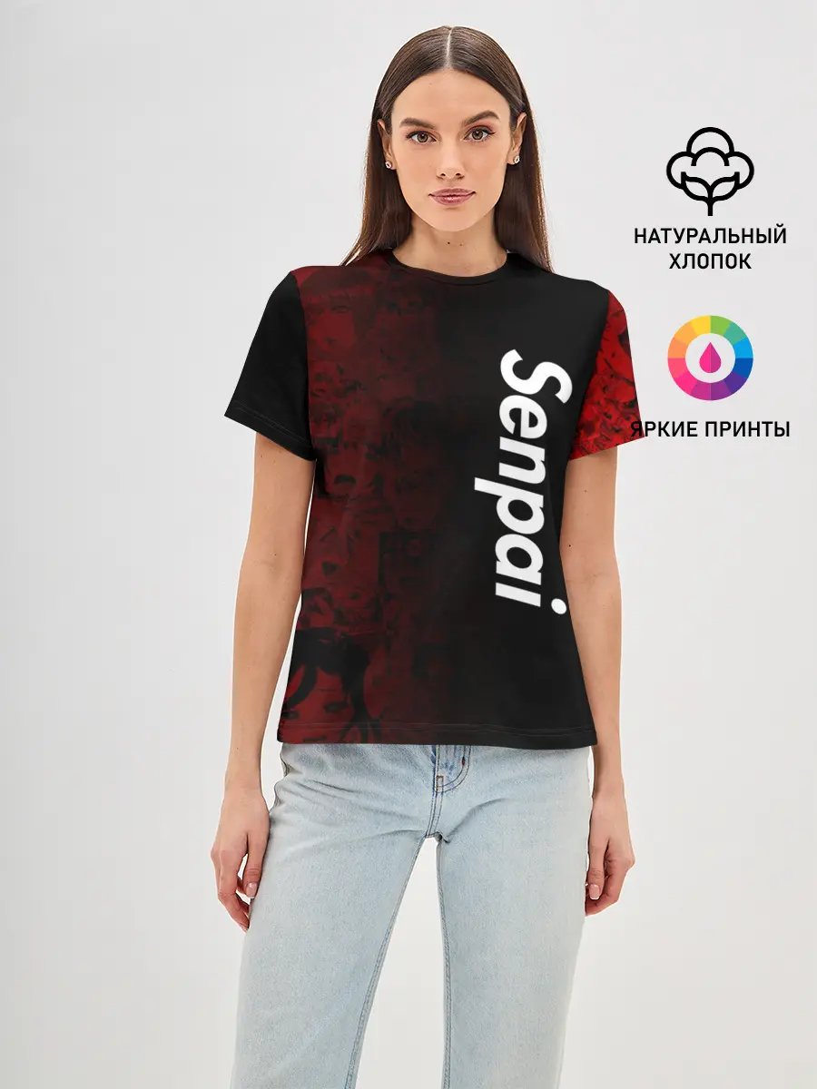 Женская базовая футболка / Senpai