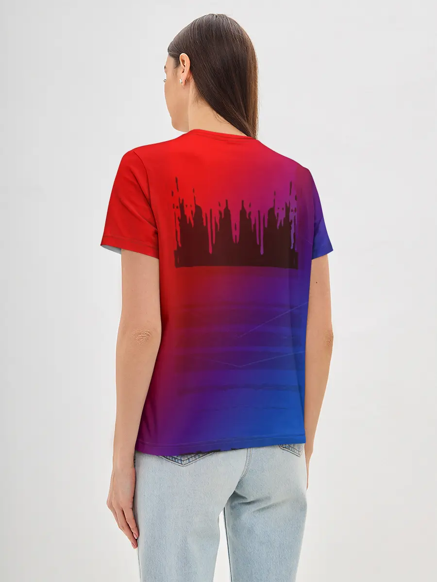 Женская базовая футболка / FC Barcelona color sport