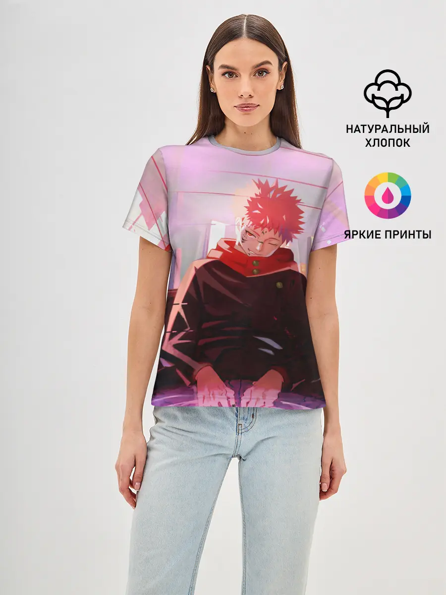Женская базовая футболка / JUJUTSU KAISEN | МАГИЧЕСКАЯ БИ