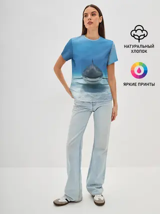 Женская базовая футболка / Анфас