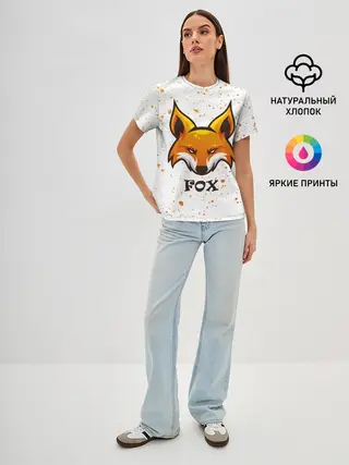 Женская базовая футболка / FOX