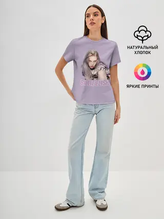 Женская базовая футболка / Billie Eilish