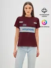 Женская базовая футболка / Hyundai