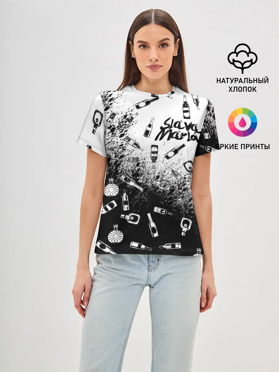 Женская базовая футболка / SLAVA MARLOW