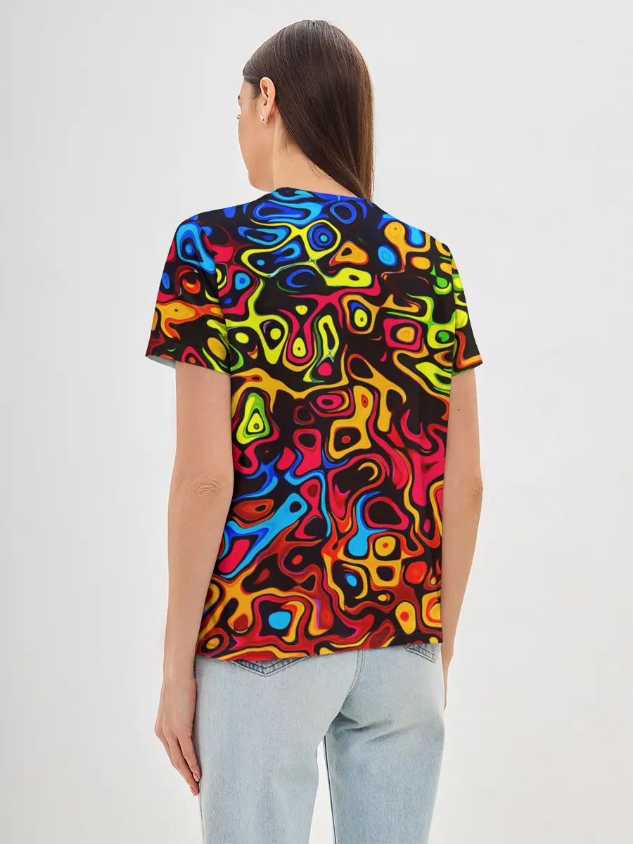 Женская базовая футболка / LIQUID