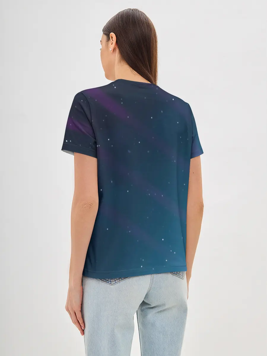 Женская базовая футболка / Fortnite x Marshmello