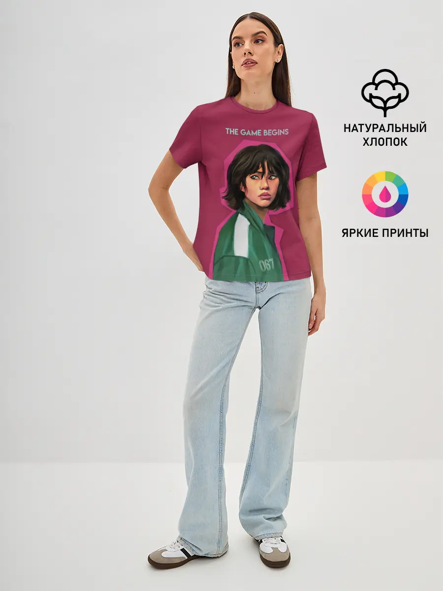 Женская базовая футболка / Игрок Ojingeo geim.