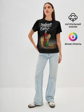 Женская базовая футболка / Cannibal Corpse #2