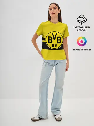 Женская базовая футболка / BORUSSIA DORTMUND