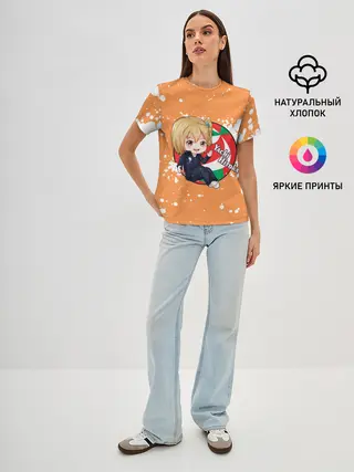 Женская базовая футболка / Yachi Hitoka | Haikyu | Волейбол