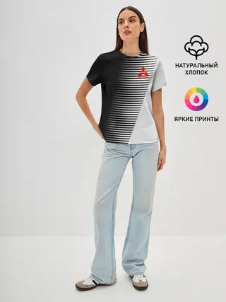 Женская базовая футболка / MITSUBISHI SPORT