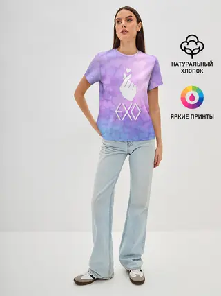 Женская базовая футболка / EXO
