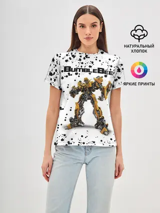 Женская базовая футболка / Шмель