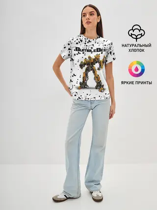 Женская базовая футболка / Шмель