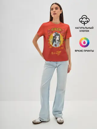 Женская базовая футболка / Чиби Лань Чжань и Вэй Ин