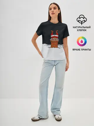 Женская базовая футболка / С Новым Годом!