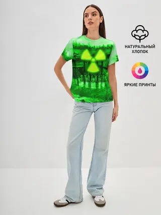 Женская базовая футболка / Stalker