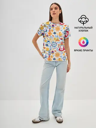 Женская базовая футболка / Славянская символика