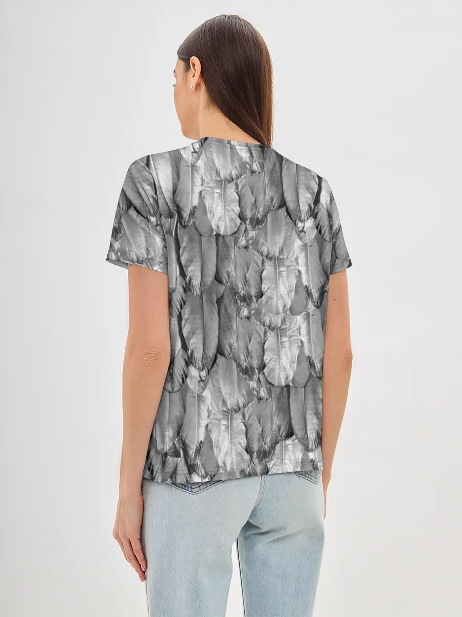 Женская базовая футболка / White Raven