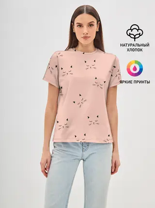 Женская базовая футболка / Киски