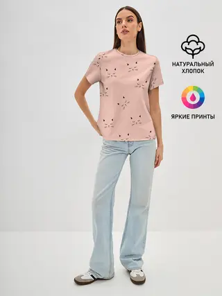 Женская базовая футболка / Киски