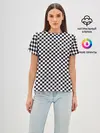 Женская базовая футболка / Checkerboard
