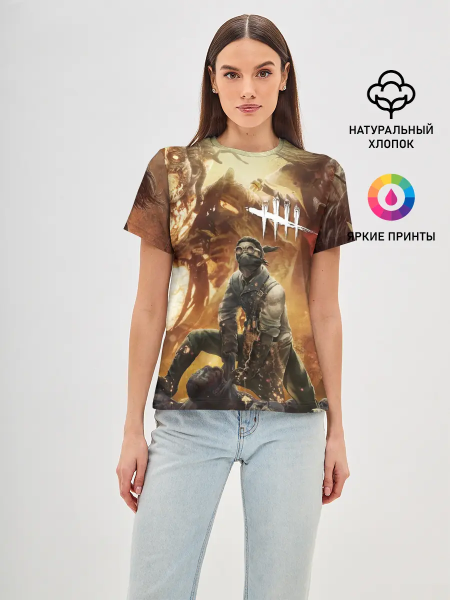 Женская базовая футболка / Dead by Daylight убийцы