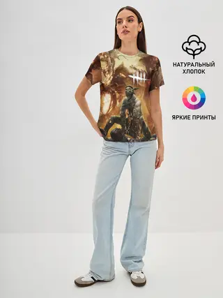 Женская базовая футболка / Dead by Daylight убийцы