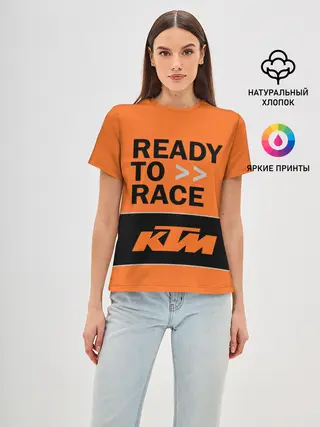 Женская базовая футболка / KTM | READY TO RACE