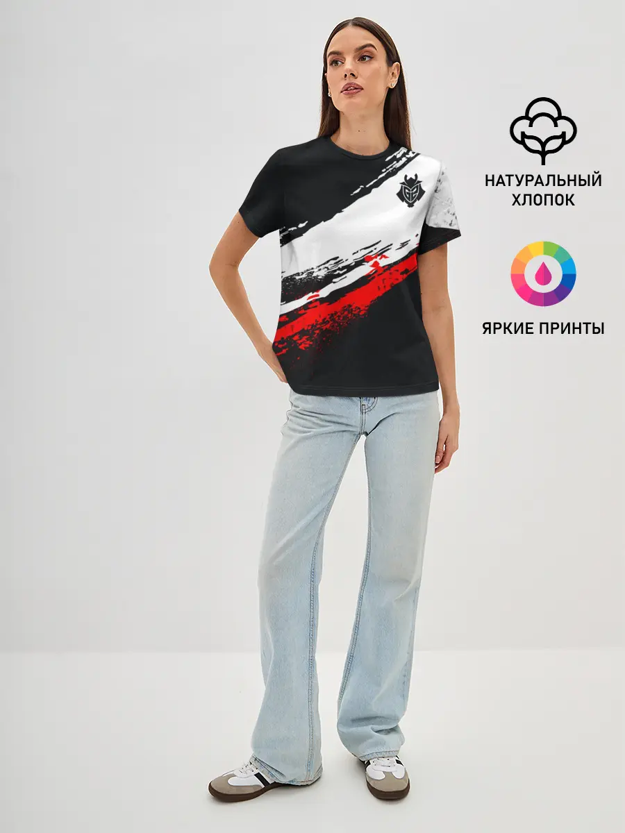 Женская базовая футболка / cs:go - G2 eSports