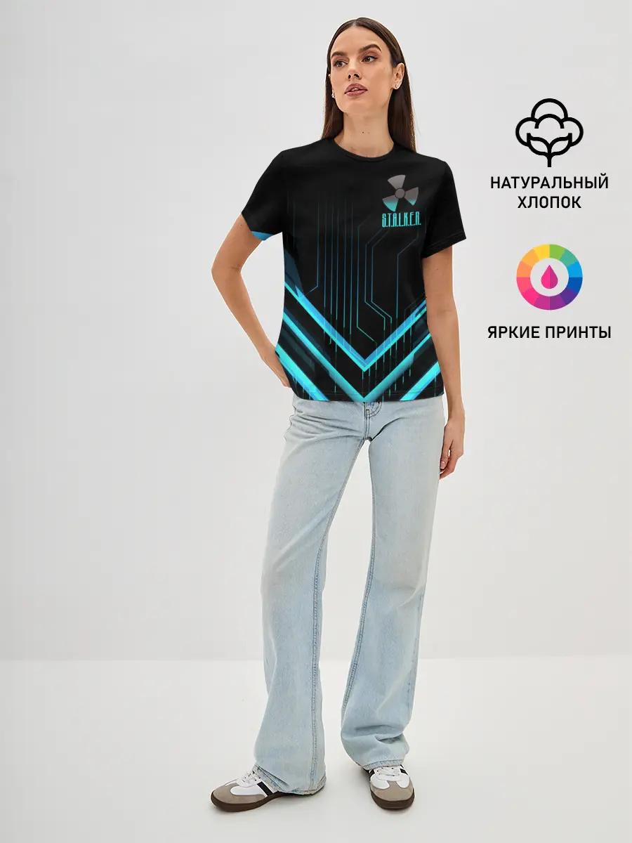 Женская базовая футболка / S.T.A.L.K.E.R.