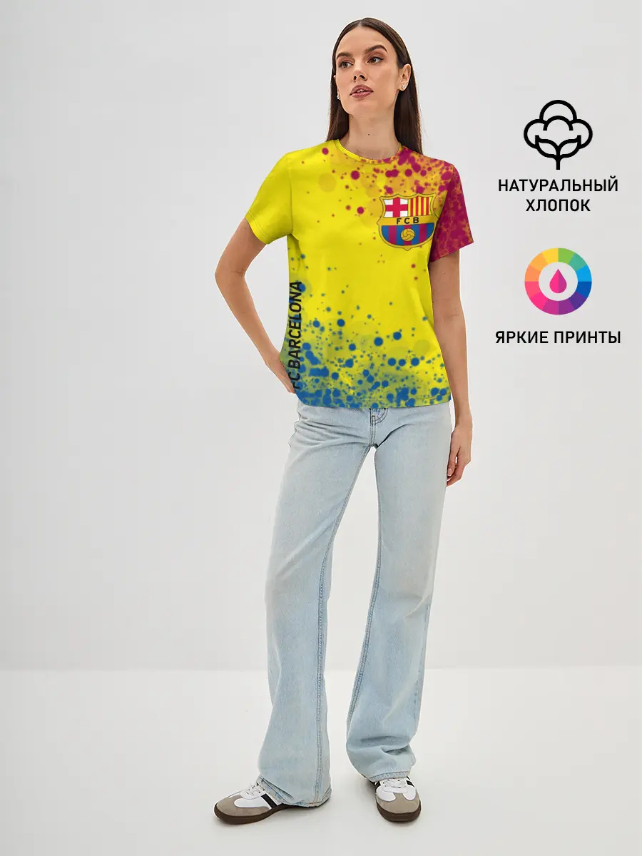 Женская базовая футболка / Barcelona