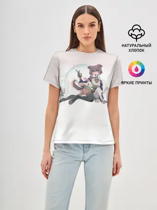 Женская базовая футболка / Джуно и Хару