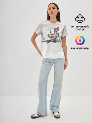 Женская базовая футболка / Джуно и Хару