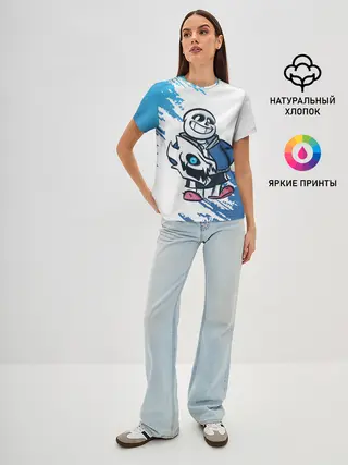 Женская базовая футболка / UNDERTALE