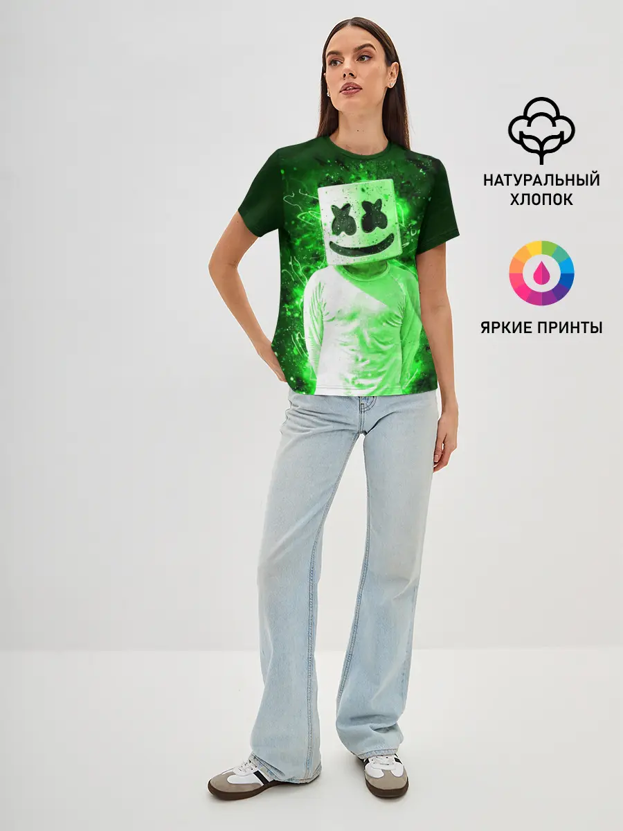 Женская базовая футболка / MARSHMELLO