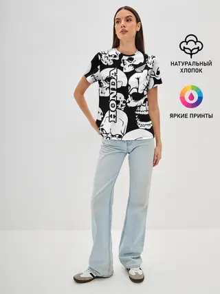 Женская базовая футболка / HONDA